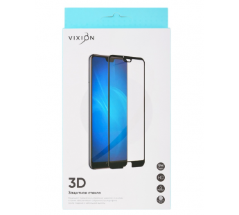 Защитное стекло 3D для Xiaomi Redmi Note 8 Pro (черный) (VIXION)#1696964