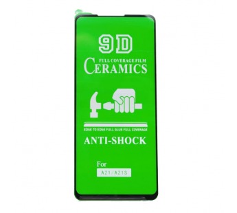 Защитное стекло Ceramics Samsung A21/A21S(черный)#1701966