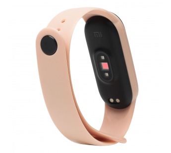 Ремешок - WB13 для "Xiaomi Mi Band 5/Mi Band 6" силиконовый (peach) (205861)#1703076