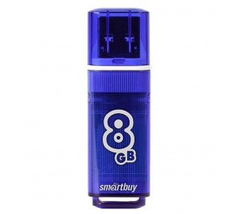 Флэш накопитель USB  8 Гб Smart Buy Glossy 3.0 (dark blue) (69502)#2106756