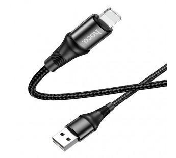 Кабель USB - Apple lightning HOCO X50 Excellent 2.4A, 1m (черный)#2049569