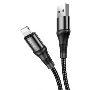 Кабель USB - Apple lightning HOCO X50 Excellent 2.4A, 1m (черный)#1703086