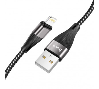 Кабель USB - Apple Lightning HOCO X57 Blessing 2.4A, 1m (черный)#1703100