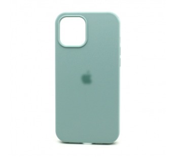 Чехол Silicone Case с лого для Apple iPhone 12 Pro Max/6.7 (полная защита) (017) зеленый#1714609