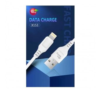 Кабель USB - Apple lightning Aksberry X153 (white)#2042786