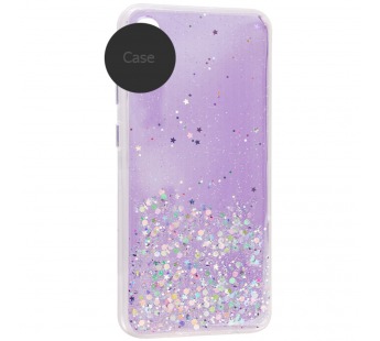                                         Чехол силиконовый Samsung S22 звездопад фиолетовый*#1706109
