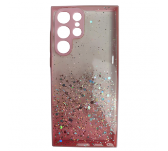                                         Чехол силикон-пластик Samsung S22 Ultra звездопад розовый*#2133750
