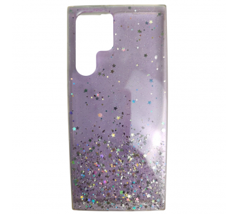                                         Чехол силиконовый Samsung S22 Ultra звездопад фиолетовый*#2133747