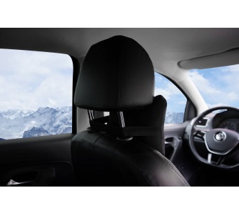 Подушка-косточка на подгол. " Алькантара" ткань, 1шт., черная#2023392