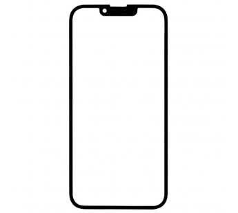 Стекло для переклейки iPhone 13 Pro Max в сборе с OCA пленкой Черный - OR (Mitsubishi)#2086838