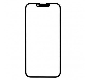 Стекло для переклейки iPhone 13/13 Pro в сборе с OCA пленкой Черный - OR (Mitsubishi)#2086484
