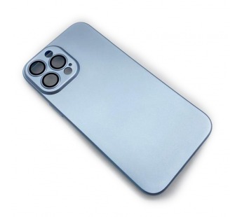 Чехол iPhone 13 Pro (Glass Camera) Силикон 1.5mm Голубой#1712767