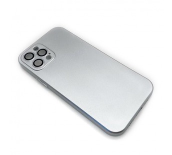 Чехол iPhone 13 Pro Max (Glass Camera) Силикон 1.5mm Серебряный#1712736