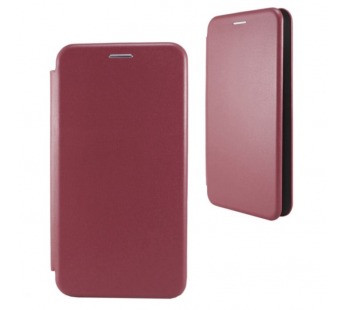 Чехол Samsung M32 (2021) Книжка Stylish Кожа Винный#1711642