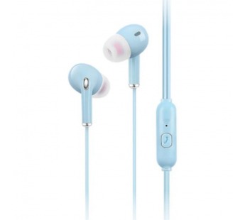                         Внутриканальная стерео гарнитура Smartbuy Pro JR, голубая#2119697