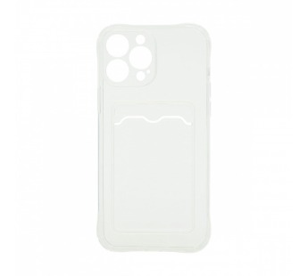 Чехол-накладка с кармашком для Apple iPhone 13 Pro/6.1 прозрачный (001)#1771459