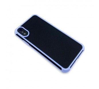 Чехол iPhone X/XS Robust Черно-Фиолетовый#1714808