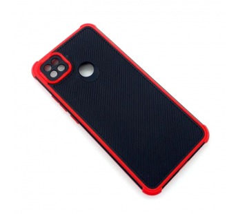Чехол Xiaomi Redmi 9C (2020) Robust Черно-Красный#1714784