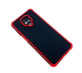 Чехол Xiaomi Redmi Note 9 Pro/9S (2020) Robust Черно-Красный#1714690