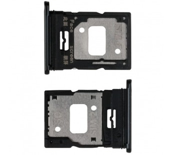 Держатель SIM для Xiaomi Mi 11 Lite/11 Lite 5G NE (M2101K9AG/2109119DG) Черный#2087508