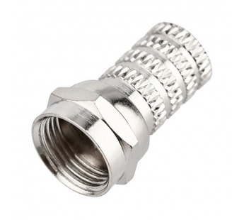 F-разъем RG-6 для видеосистем и телевидения, медь "Rexant"#2079330