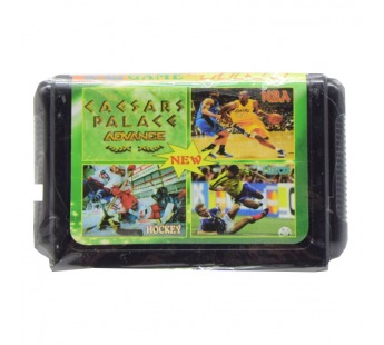                     Картридж SEGA 4в1 KC-422 BOX (NBA BASKETBALL/CAESARS PALACE/J SOCCER/ HOCKEY 16M)#1714507