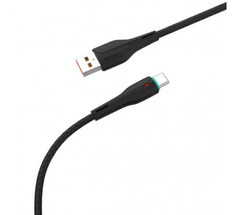 Кабель USB - TypeC DENMEN D16T 3.6A (черный) 1м#1732425