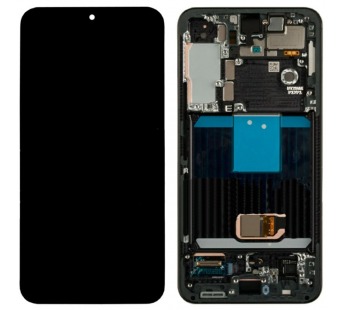 Дисплей для Samsung Galaxy S22 (S901B) модуль с рамкой Черный - OR (SP)#1809328