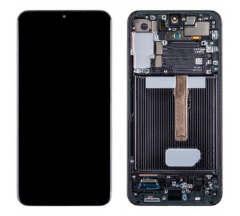 Дисплей для Samsung Galaxy S22+ (S906B) модуль с рамкой Черный - OR (SP)#1802592