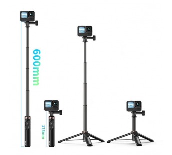 Монопод-штатив Telesin Vlog Selfie Stick с пультом управления для GoPro и смартфонов#1719742