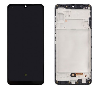 Дисплей для Samsung A325F Galaxy A32 в рамке + тачскрин (черный) (OLED)#1807006