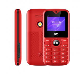                 Мобильный телефон BQ 1853 Life красный+черный (1.77"/600mAh)#1717822