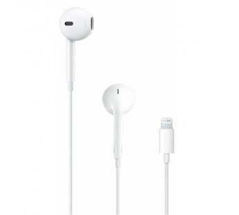 Проводные наушники с микрофоном вкладыши [Apple] EaePods MMTN2ZM/A Lightning (A) (white) (69180)#1734239