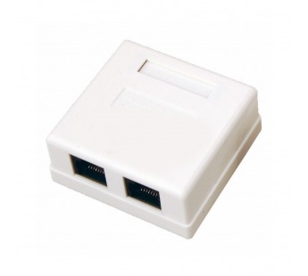 Розетка комбинированная, накладная RJ-11 + RJ-45 "Rexant"#2113162