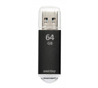 USB 3.0 Flash накопитель 64GB SmartBuy V-Cut, чёрный#1721177