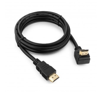 Шнур шт.HDMI - шт.HDMI угловой v1.4, 1,8м, черный, пакет "Cablexpert"#1844871
