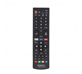 Пульт ДУ универсальный HUAYU LG RM-L1379 Ver.2 LCD, 3D, TV, Netflix, Ivi#2095457