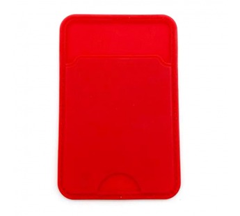 Держатель (карман) для карт (на скотче) Красный#1741691
