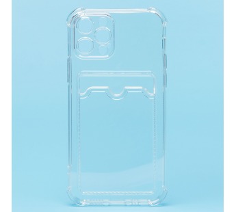 Чехол-накладка - SC278 с картхолдером для "Apple iPhone 12 Pro" (transparent) (205955)#1735045