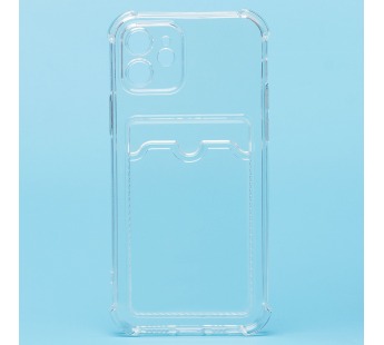 Чехол-накладка - SC278 с картхолдером для Apple iPhone 12 (transparent) (205951)#1735059
