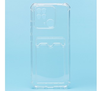Чехол-накладка - SC278 с картхолдером для "Xiaomi Redmi 10C" (transparent) (206002)#1750258