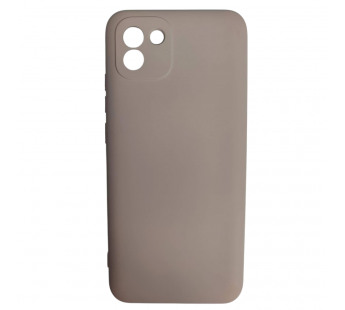                                     Чехол силиконовый Samsung A03 Silicone Cover бежевый#2130448