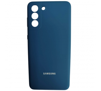                                         Чехол силиконовый Samsung S21 Plus Silicone Cover синий#2130437