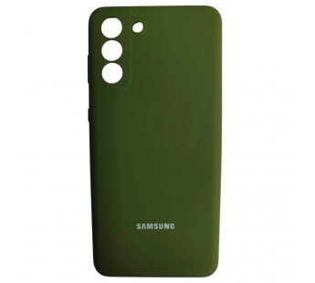                                         Чехол силиконовый Samsung S21 Plus Silicone Cover хаки#2130434