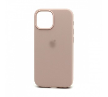Чехол-накладка Silicone Case с лого для Apple iPhone 13 mini (полная защита) (019) розовый#1752734