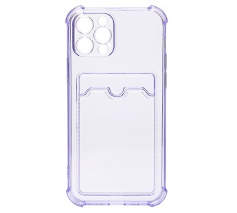 Чехол-накладка - SC278 с картхолдером для Apple iPhone 12 Pro (light violet)#1734857