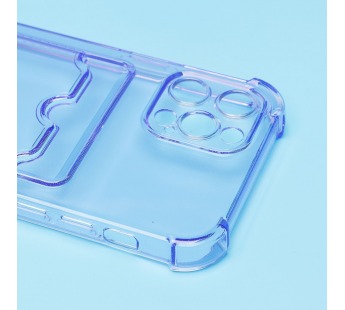 Чехол-накладка - SC278 с картхолдером для Apple iPhone 12 Pro (light violet)#1734859