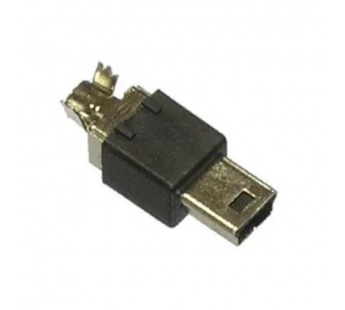 Штекер на кабель mini USB 5pin M-SP (собирается из 4-х частей)#2064982