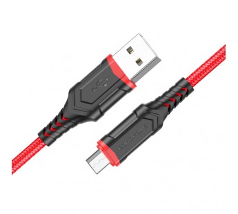 Кабель USB - Micro USB Borofone BX67 (100см) красный#1724042