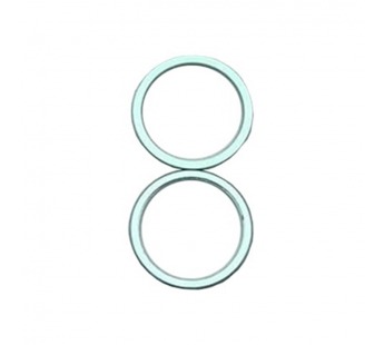 Рамка (кольцо) задней камеры iPhone 11 (2шт. комплект) Зеленый#2082098